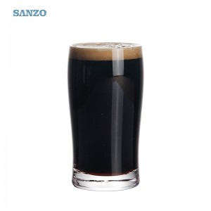 Sanzo 7 Oz Mini Hrnek na pivo Přizpůsobte si tisk Logo Pivo Skleněné obložení Hrnek na pivo