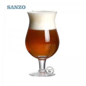 Sanzo Advertising Beer Glass Pivní sklenice na míru Pivní sklenice Pep Si